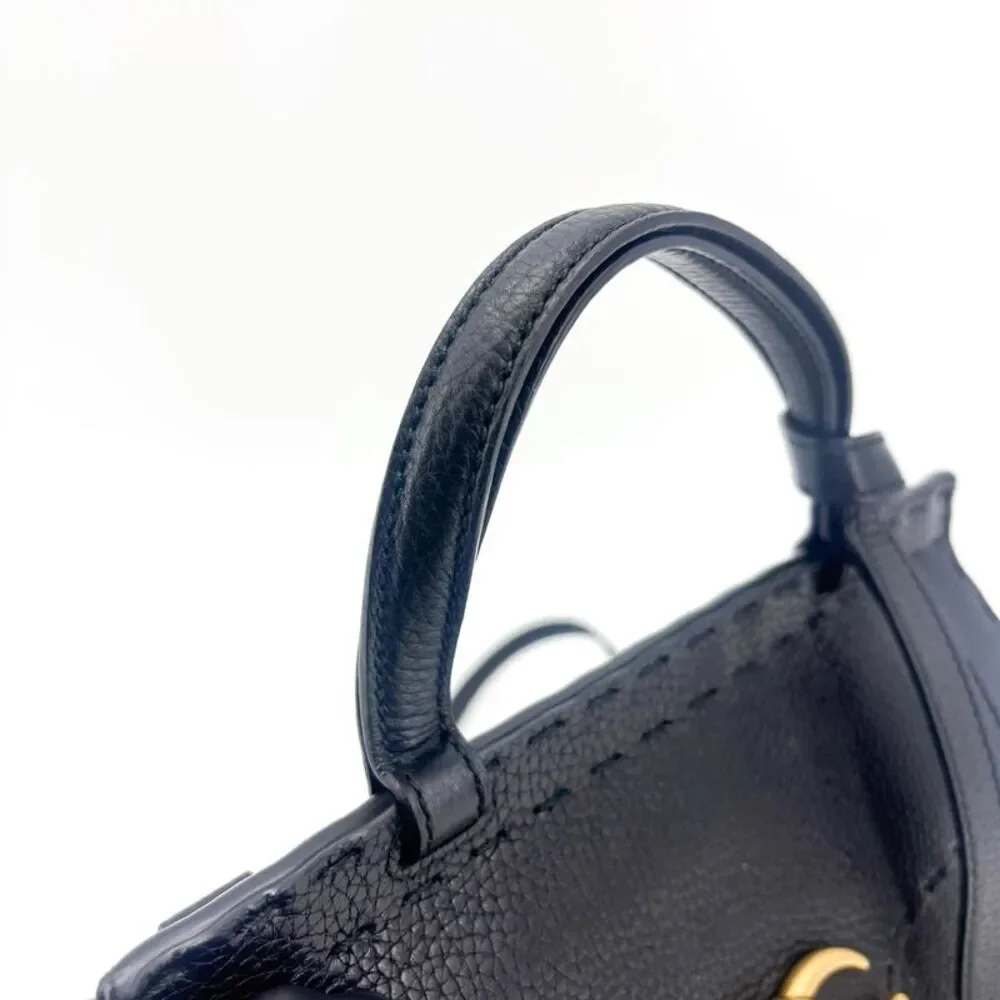 Gucci GG Marmont Mini Top Handle Bag Black